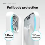 iPhone 14 Pro Liquid Silicon Case by elago Full Body Protective Cover, Shockproof, Slim Phone Case, Anti-Scratch Soft Microfiber Lining - White - Image 7