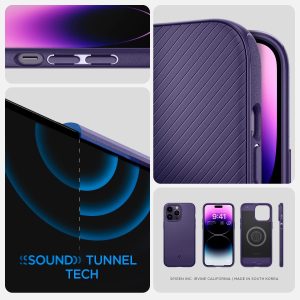 Apple iPhone 14 Pro Max Mag Armor with Magsafe Compatibility Case by Spigen - ACS05584 - Deep Purple - Image 2