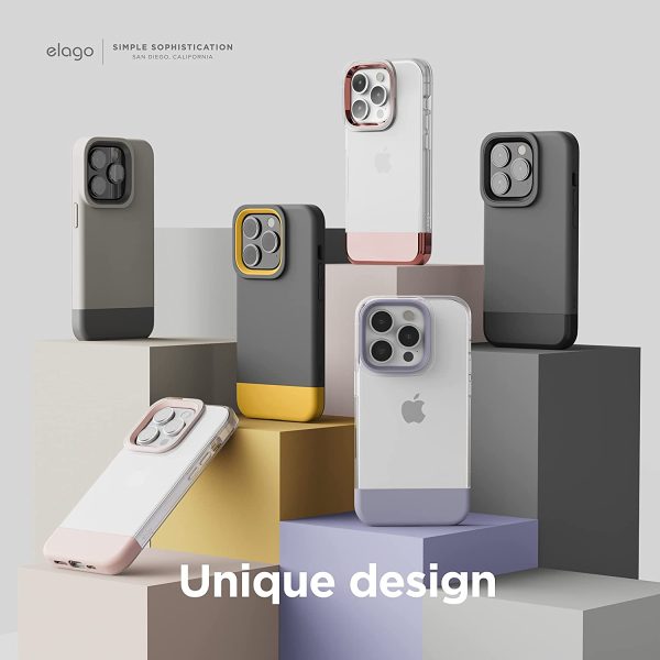 716Rb+46ZAL._AC_SL1500_ iPhone 14 Pro Max Glide Armor Case by elago Glide Armor Case Drop Protection, Shockproof Protective TPU Cover, Upgraded Shockproof, Mix and Match Parts, Enhanced Camera Guard - Dark Gray / Yellow - Image 7
