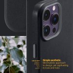 iPhone 14 Pro Max NanoPop Mag Leather Edition Dual tone Case by Caseology Magsafe Enabled - Black Sesame - ACS04872 - Image 5