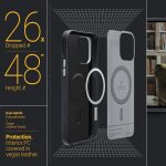 iPhone 14 Pro Max NanoPop Mag Leather Edition Dual tone Case by Caseology Magsafe Enabled - Black Sesame - ACS04872 - Image 6