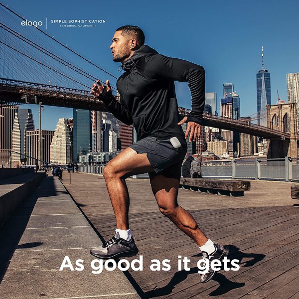 Airpods Pro 2022 elago Premium Liquid Silicone Hang Case - Stone - Image 7