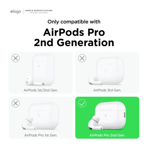 Airpods Pro 2022 elago EDC (Every Day Carry) Case - Black - Image 2