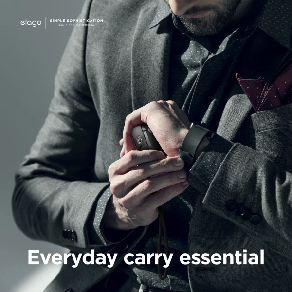 Airpods Pro 2022 elago EDC (Every Day Carry) Case - Black - Image 3
