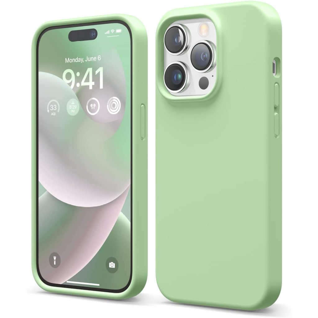 elago iphone 14 pro pastel green case