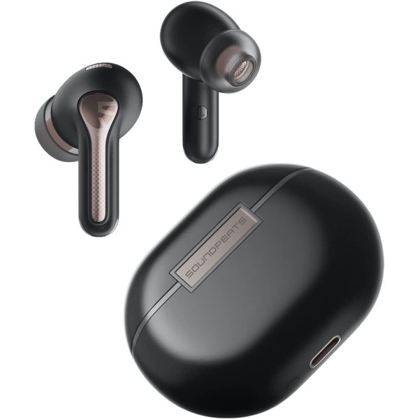 soundpeats capsule3 pro high resolution earbuds in pakistan SoundPEATS Capsule3 Pro Hi-Res Headphones with LDAC, Hybrid Active Noise Cancellation Earphones with 6 Mics for Calls Wireless Earbuds - Black - BB - Image 1