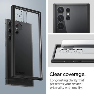 Ultra Hybrid Case for Galaxy S23 Ultra by Spigen ACS05619 - Frost Black - Image 4
