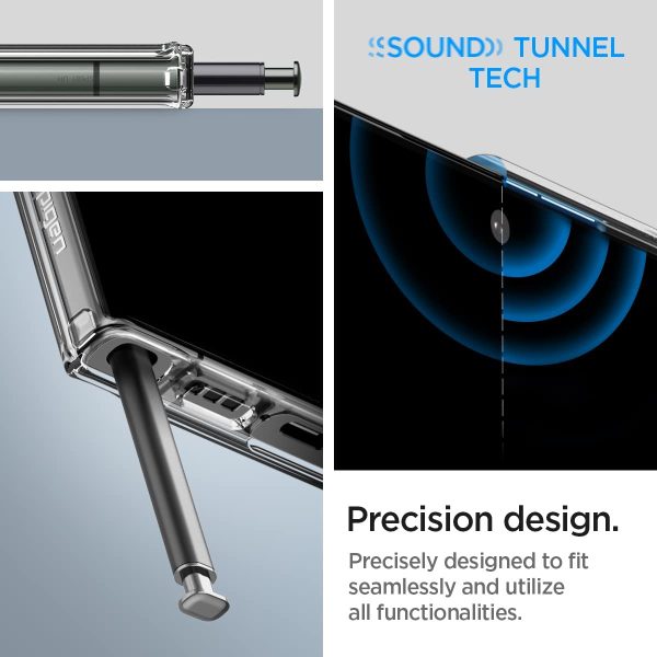 Ultra Hybrid Case for Galaxy S23 Ultra by Spigen ACS05617 - Crystal Clear - Image 5