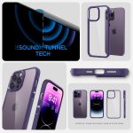 Apple iPhone 14 Pro Ultra Hybrid TPU + PC Case by Spigen - ACS05577 - Deep Purple - Image 4