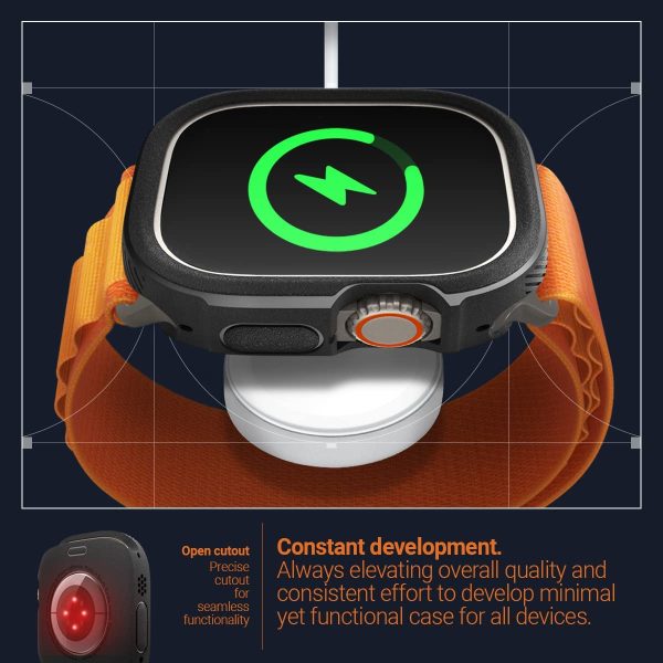 Apple Watch Ultra 2 / 1 Vault Case by Caseology for 49mm - Matte Black - ACS05464 - Image 2