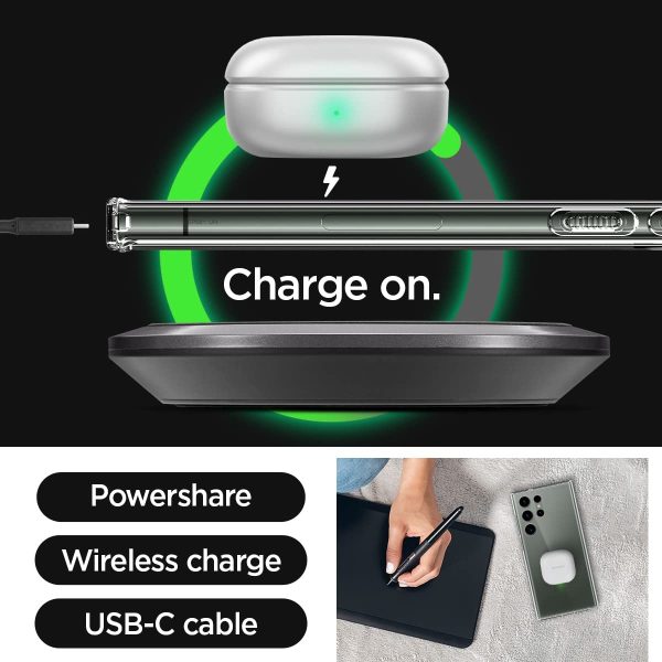 Ultra Hybrid Case for Galaxy S23 Ultra by Spigen ACS05617 - Crystal Clear - Image 6