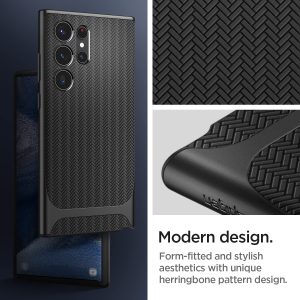 Galaxy S23 Ultra Neo Hybrid Case by Spigen ACS05626 - Black - Image 7