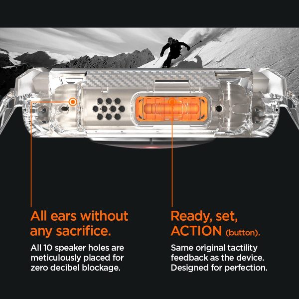Apple Watch Ultra Rugged Armor Pro Case by Spigen for 49mm - Crystal Clear - ACS05461 - Image 7