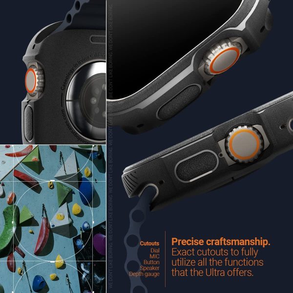 Apple Watch Ultra 2 / 1 Vault Case by Caseology for 49mm - Matte Black - ACS05464 - Image 3