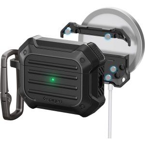 Apple AirPods Pro (2022) Case Spigen Tough Armor MagFit - Black - ACS05480