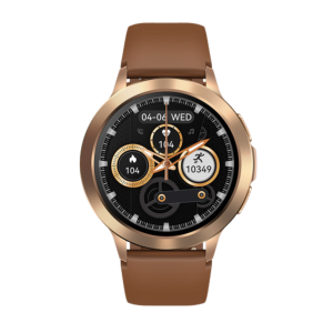 ZeBlaze BTalk 2 AMOLED Bluetooth Calling Watch with Health & Fitness Tracking & upto 14 days Battery Life - Brown