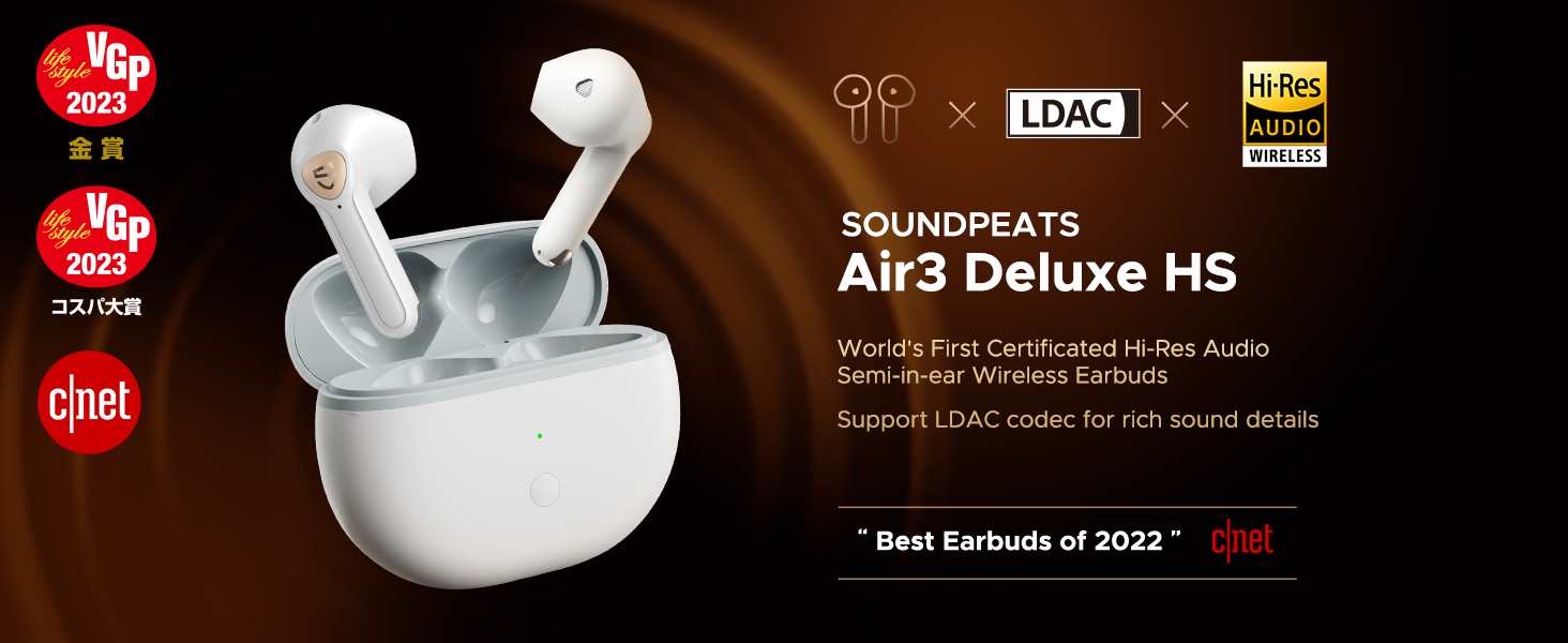 Air3 Half In Ear True Delicate Wireless Earbuds - SOUNDPEATS
