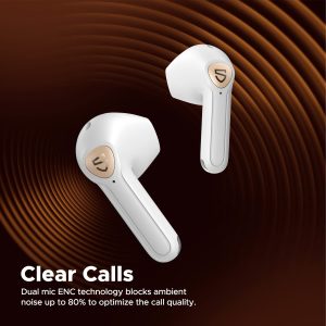 SoundPEATS Air3 Deluxe HS Bluetooth 5.2 Earphones Hi-Res Audio Wireless Earbuds with LDAC Codec, in-Ear Detection,App Support - AMT - White - Image 2