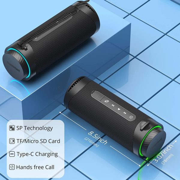 Tronsmart T7 Portable Bluetooth Speakers - Black - GC - Image 6