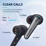 Soundcore Anker Liberty Air 2 Pro True Wireless Earbuds, Targeted Active Noise Cancelling, PureNote Technology, LDAC, 6 Mics for Calls, 26H Playtime, HearID Personalized EQ, Wireless Charging - Black - A3951011 - Image 5