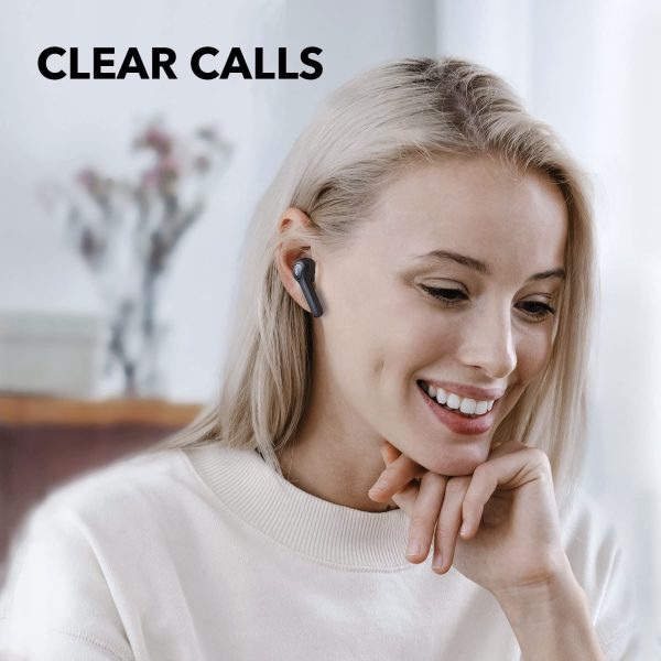 Soundcore Anker Life P2 True Wireless Earbuds, Clear Sound, USB C, 40H Playtime, IPX7 Waterproof, Wireless Earphones for Work, Home Office - Black - A3919013 - Image 3