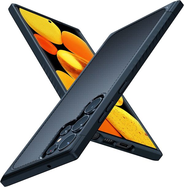 Galaxy S23 Ultra Competer Case Non-Slip Grip, Military Grade Drop Tested, Anti-Fingerprint, Protective Shockproof, Non-Slip Grip Designed  Military Grade Drop Tested Case by Torras - Matte Black - Image 5