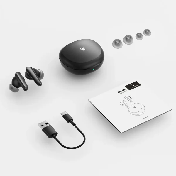 SoundPEATS Life Lite True Wireless Earbuds with 23 Hr Battery Life, BT 5.3 & 50ms Ultra Fast Game Mode  – Black - GC - Image 7
