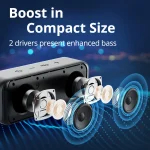 Tronsmart T2 Mini Portable Speaker Mini 10W Bluetooth Speaker, Up to 18 Hours Playtime, TWS, IPX7 Waterproof - Gray - Image 2