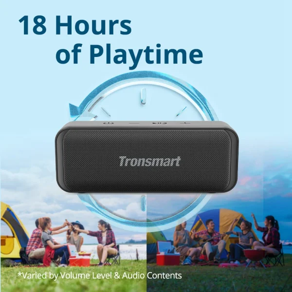 Tronsmart-T2-Mini-Speaker-Waterproof-Grey-518004-3._p1_.jpg Tronsmart T2 Mini Portable Speaker Mini 10W Bluetooth Speaker, Up to 18 Hours Playtime, TWS, IPX7 Waterproof - Gray - Image 5