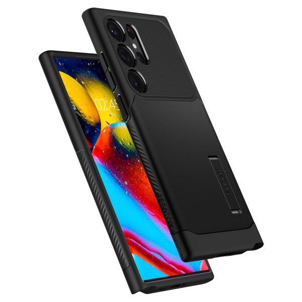 Galaxy S23 Ultra Slim Armor Case by Spigen – ACS05641 – Black - Image 8