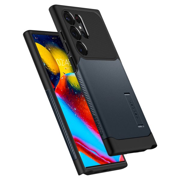 detail_sp681_slimarmor_metalslate_07 Galaxy S23 Ultra Slim Armor Case by Spigen – ACS05640 – Metal Slate - Image 8