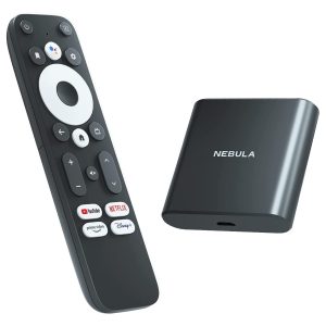 Nebula 4K Streaming Dongle with HDR, Android TV Box, 7000+ Apps, Compatible with Google Assistant and Chromecast, Supports Dolby Digital Plus, Plug-in Smart TV with 2GB RAM and 8GB ROM Storage