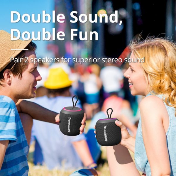 Tronsmart T7 Mini Portable Speaker - Black - BB - Image 3