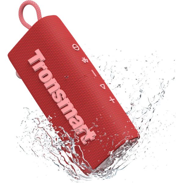 tronsmart trip red bluetooth speaker Tronsmart Trip Portable Bluetooth Speaker - Red - BB - Image 1