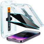 Apple iPhone 14 Pro Max EZ Fit Privacy Screen Protector Case Friendly by Spigen - 2 PACK - AGL05203