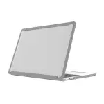 MacGuard XT Protective Case for MacBook Pro 13" M2 2022 / MacBook Pro 13" M1 2020 by JCPAL - Matte Clear / Gray - JCP1095
