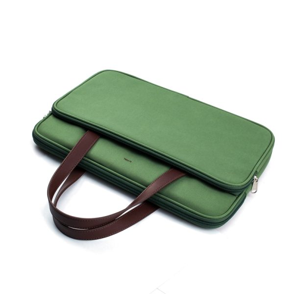 JCPal Milan Briefcase Sleeve for 15 inch / 16 inch Laptops & MacBooks - Olive - JCP2611 - Image 5