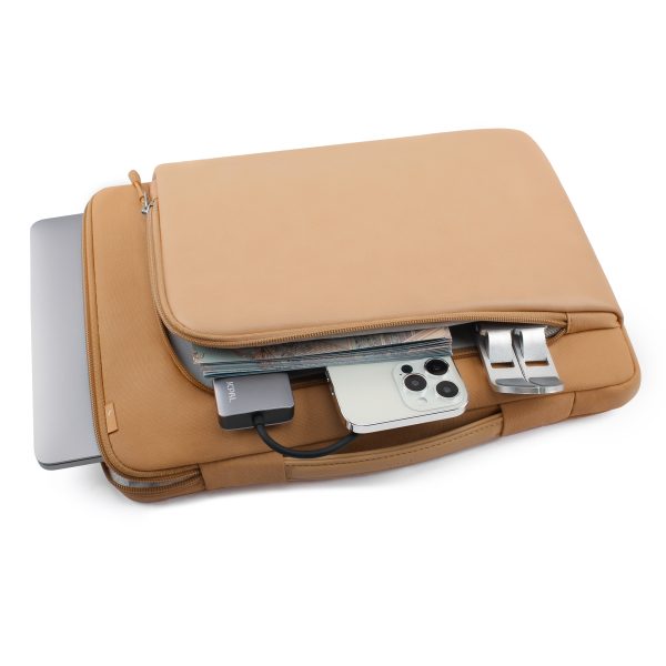 JCPal Cali Commuter Sleeve for 13 inch / 14 inch Laptops & MacBooks - Tan - JCP2556 - Image 5