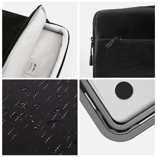 JCPal Protection Transit Sleeve for 13 inch / 14 inch Laptops & MacBooks - Black - JCP2536 - Image 6