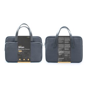 JCPal Milan Briefcase Sleeve for 15 inch / 16 inch Laptops & MacBooks - Stone - JCP2610 - Image 6