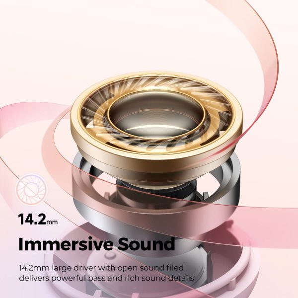 SoundPEATS Air3 Deluxe HS Bluetooth 5.2 Earphones Hi-Res Audio Wireless Earbuds with LDAC Codec, in-Ear Detection,App Support - AMT - Pink - Image 9