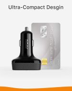 Roav SmartCharge F0 Bluetooth FM Transmitter for Car, Audio Adapter and Receiver, Hands-Free Calling, MP3 Car Charger with 2 USB Ports, PowerIQ, and AUX Output  - R5113112 - Image 5