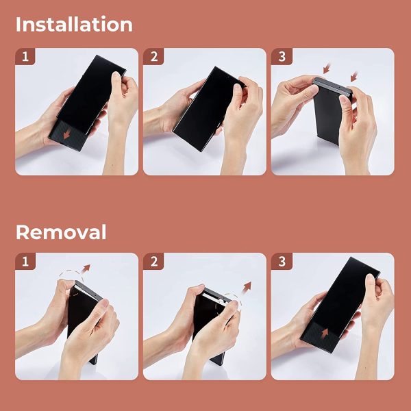 Galaxy S23 Ultra MagEZ Case 3 MagSafe Compatible Military Drop Protection Carbon Fiber Magnetic Case by PITAKA - Rhapsody 600D - Image 2