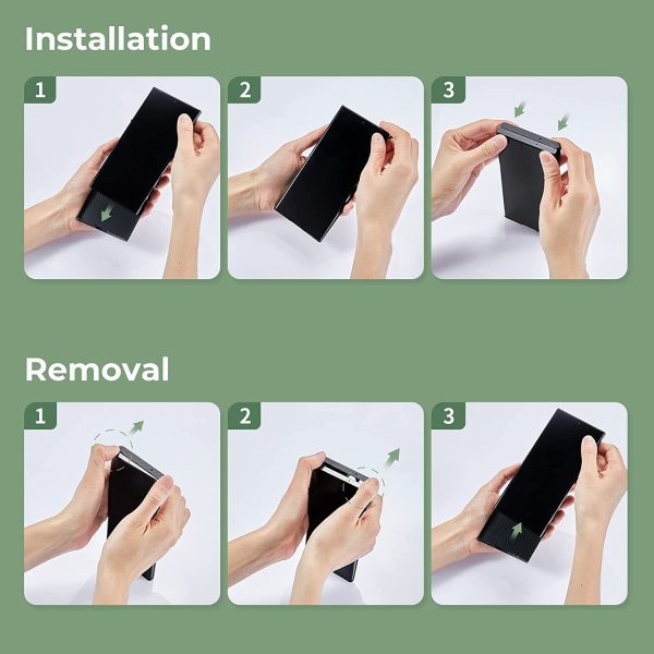 Galaxy S23 Ultra MagEZ Case 3 MagSafe Compatible Military Drop Protection Carbon Fiber Magnetic Case by PITAKA - Overture 600D - Image 2