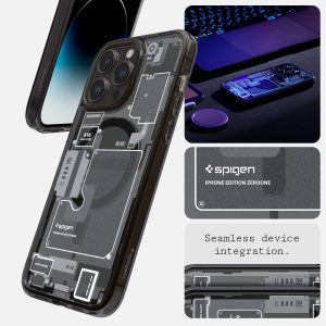 Apple iPhone 14 Pro Max Ultra Hybrid MagFit MagSafe Enabled Case by Spigen - ACS05539 - Zero One - Image 4
