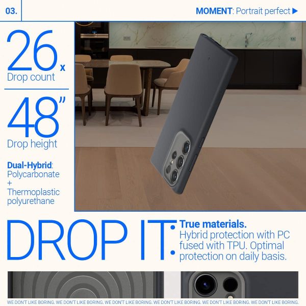 Galaxy S23 Ultra NanoPop Dual tone Liquid Silicone Case by Caseology - Black Sesame - ACS05658 - Image 4