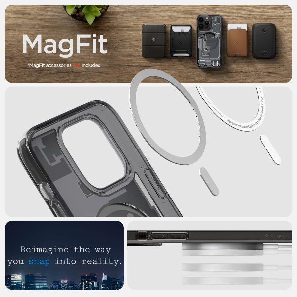 71Ie2y2m+ZL._AC_SL1200_ Apple iPhone 14 Pro Max Ultra Hybrid MagFit MagSafe Enabled Case by Spigen - ACS05539 - Zero One - Image 5