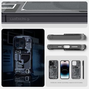 Apple iPhone 14 Pro Max Ultra Hybrid MagFit MagSafe Enabled Case by Spigen - ACS05539 - Zero One - Image 6