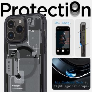 Apple iPhone 14 Pro Max Ultra Hybrid MagFit MagSafe Enabled Case by Spigen - ACS05539 - Zero One - Image 8