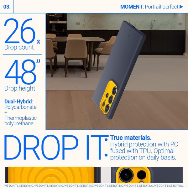 Galaxy S23 Ultra NanoPop Dual tone Liquid Silicone Case by Caseology - Blueberry Navy - ACS05659 - Image 5